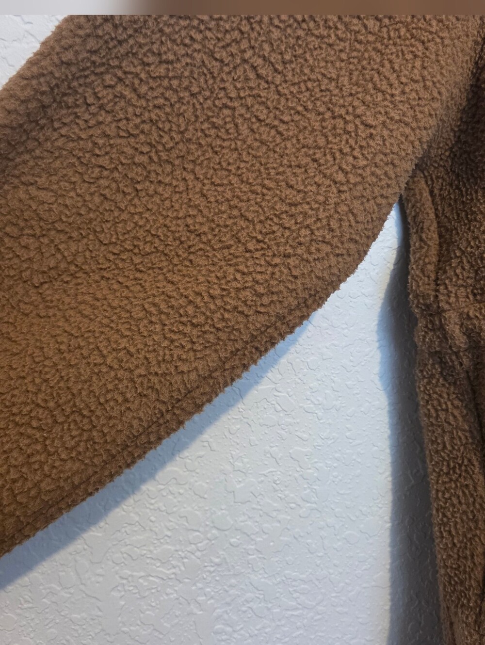 Varley Tan Teddy Fleece Pullover Jacket - Picture 8 of 10